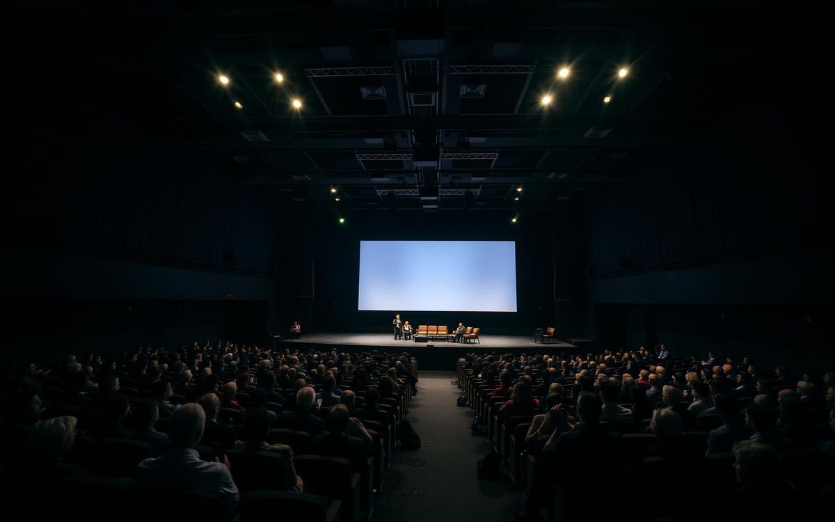 Summit main stage and audience